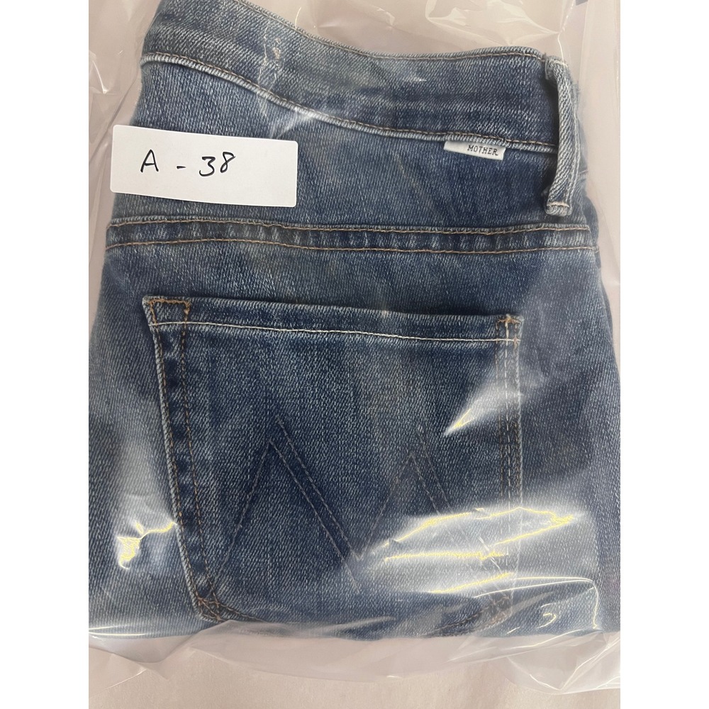 MOTHER Skinny Not‎ Skinny Jeans Blue Skies Tomorrow Women's Size 27 - Picture 13 of 13